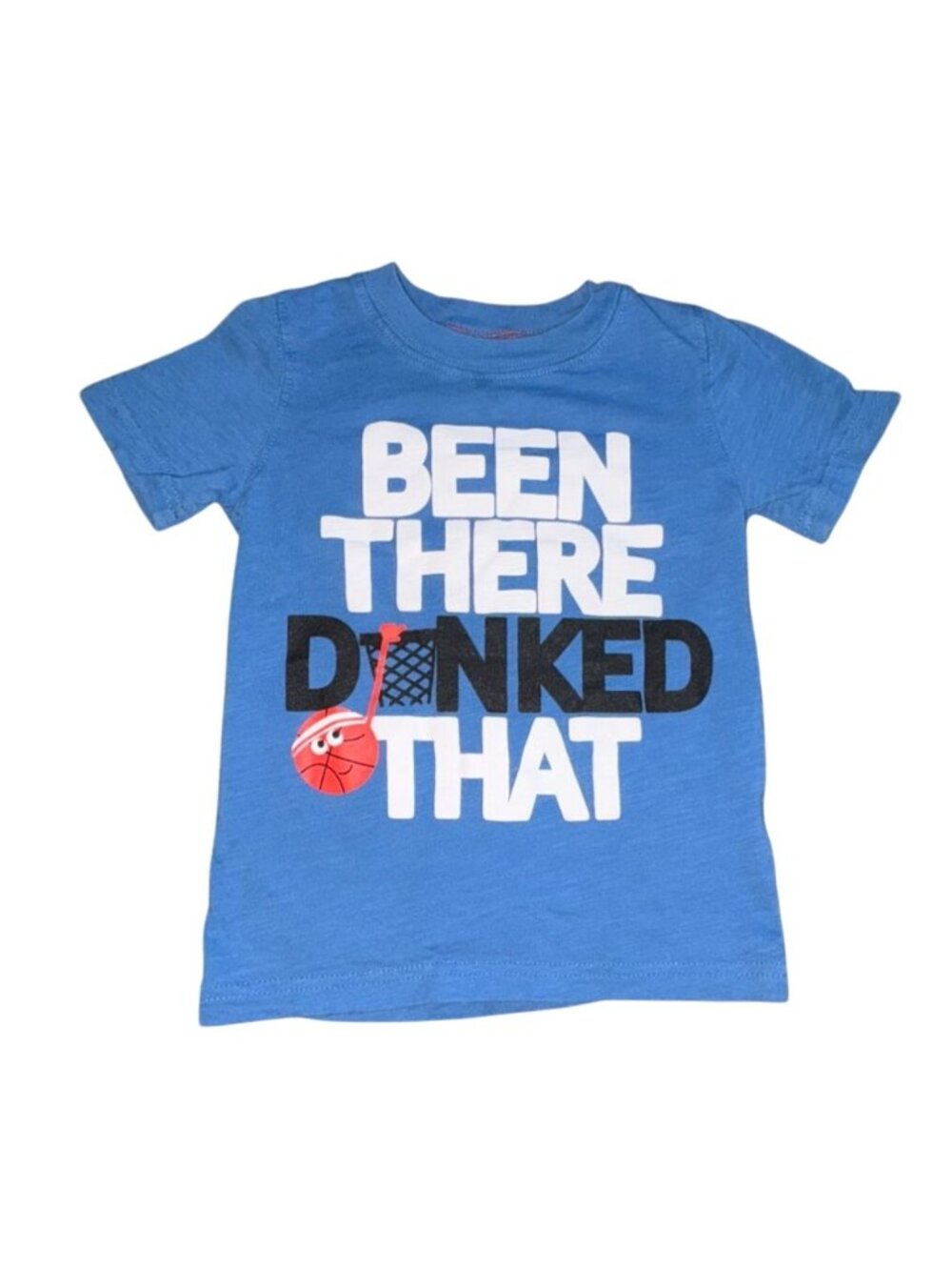 Carter's Toddler Boys Short Sleeve Basketball T-Shirt-Blue-2T-GUC